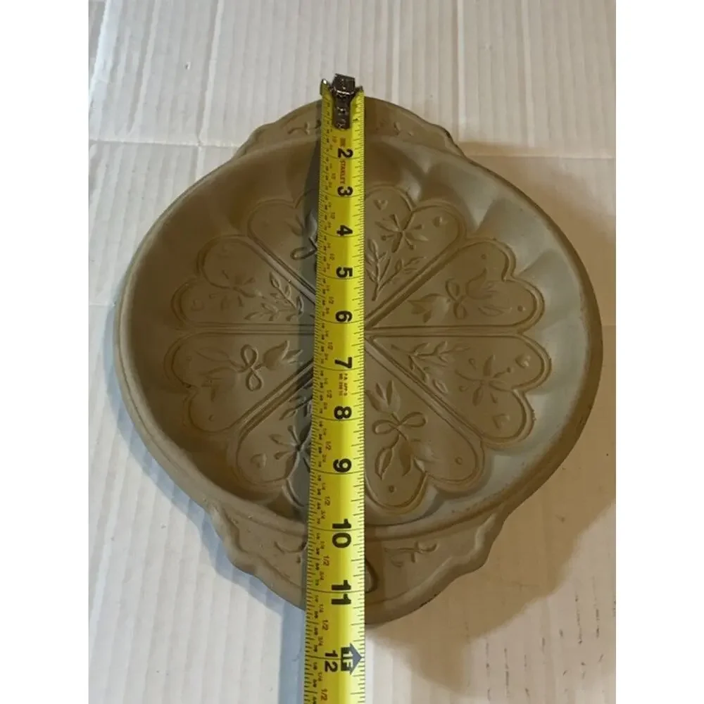 Vintage 2003 Brown Bag Art Shortbread Cookie Mold Hill Design Flowers